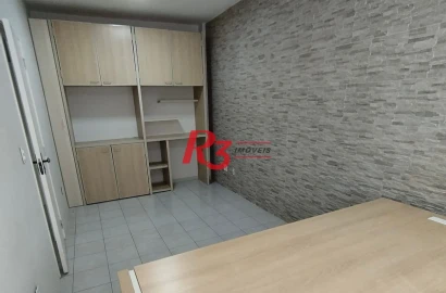 Sala, 46 m² - venda por R$ 450.000,00 ou aluguel por R$ 4.414,17/mês - Vila Matias - Santos/SP