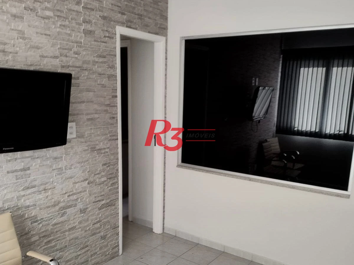 Sala, 46 m² - venda por R$ 450.000,00 ou aluguel por R$ 4.414,17/mês - Vila Matias - Santos/SP