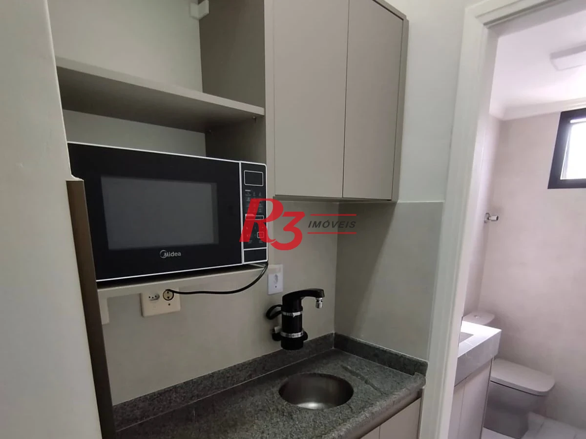 Sala, 46 m² - venda por R$ 450.000,00 ou aluguel por R$ 4.414,17/mês - Vila Matias - Santos/SP