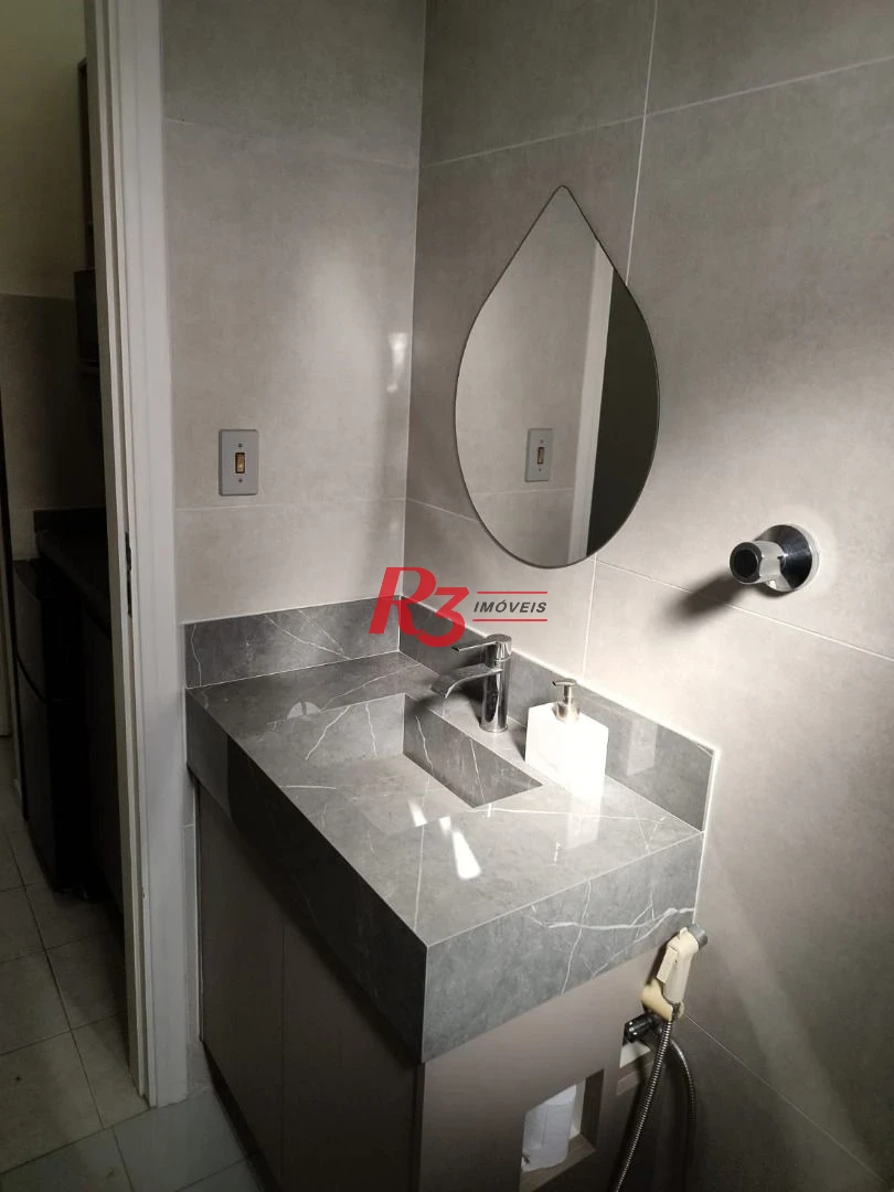 Sala, 46 m² - venda por R$ 450.000,00 ou aluguel por R$ 4.414,17/mês - Vila Matias - Santos/SP