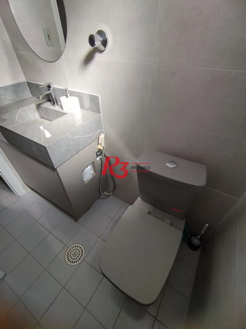 Sala, 46 m² - venda por R$ 450.000,00 ou aluguel por R$ 4.414,17/mês - Vila Matias - Santos/SP