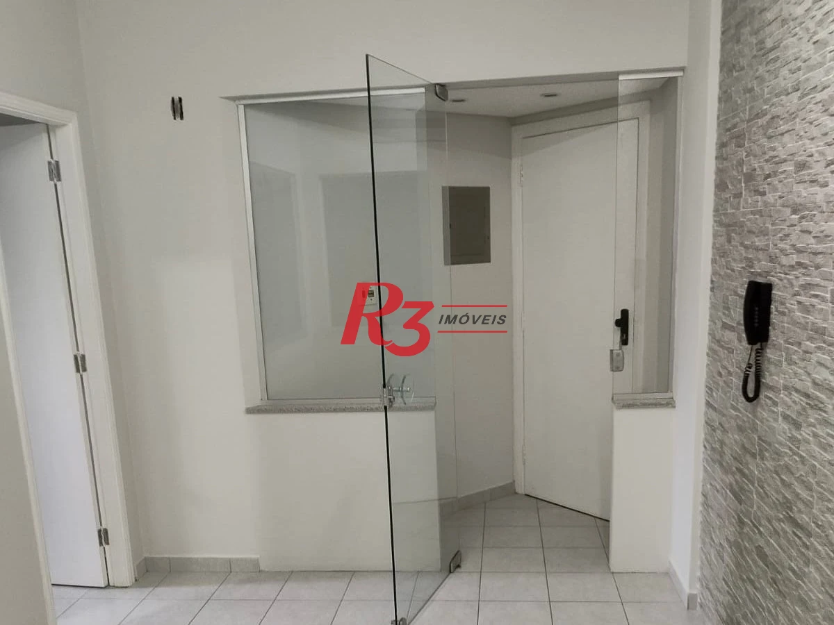 Sala, 46 m² - venda por R$ 450.000,00 ou aluguel por R$ 4.414,17/mês - Vila Matias - Santos/SP
