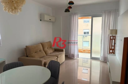 Apartamento com 2 dormitórios para alugar, 73 m² por R$ 7.200,00/mês - Ponta da Praia - Santos/SP