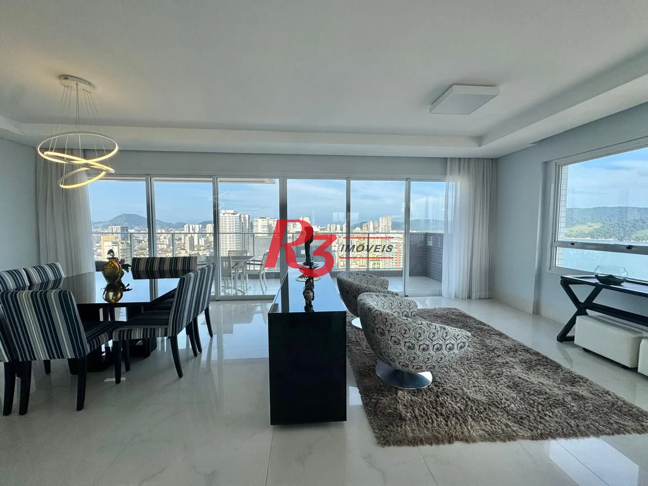 Apartamento Duplex com 4 dormitórios à venda, 236 m² por R$ 5.500.000,00 - Embaré - Santos/SP