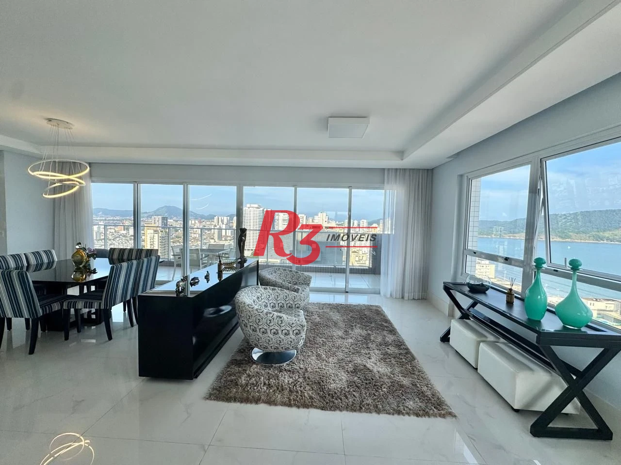Apartamento Duplex com 4 dormitórios à venda, 236 m² por R$ 5.500.000,00 - Embaré - Santos/SP