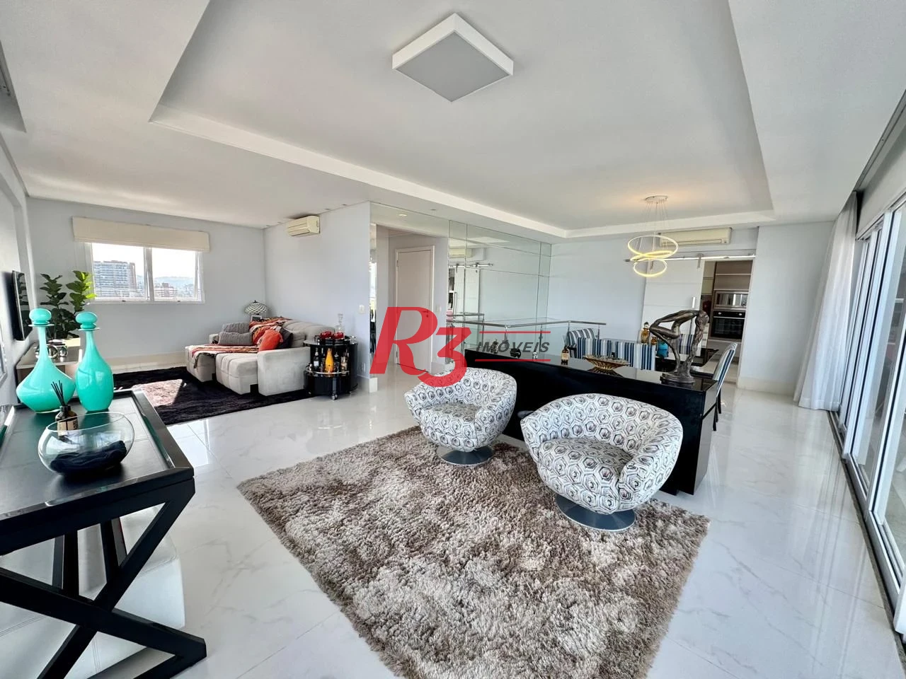 Apartamento Duplex com 4 dormitórios à venda, 236 m² por R$ 5.500.000,00 - Embaré - Santos/SP