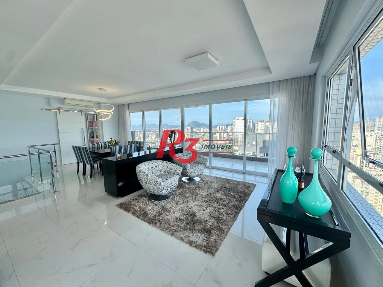 Apartamento Duplex com 4 dormitórios à venda, 236 m² por R$ 5.500.000,00 - Embaré - Santos/SP