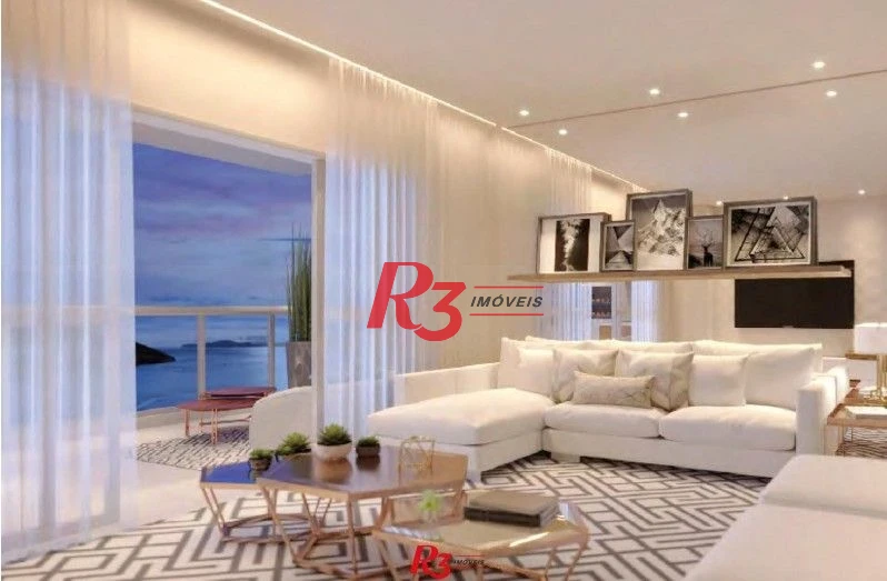 Apartamento com 4 dormitórios à venda, 290 m² por R$ 10.000.000,00 - Ponta da Praia - Santos/SP