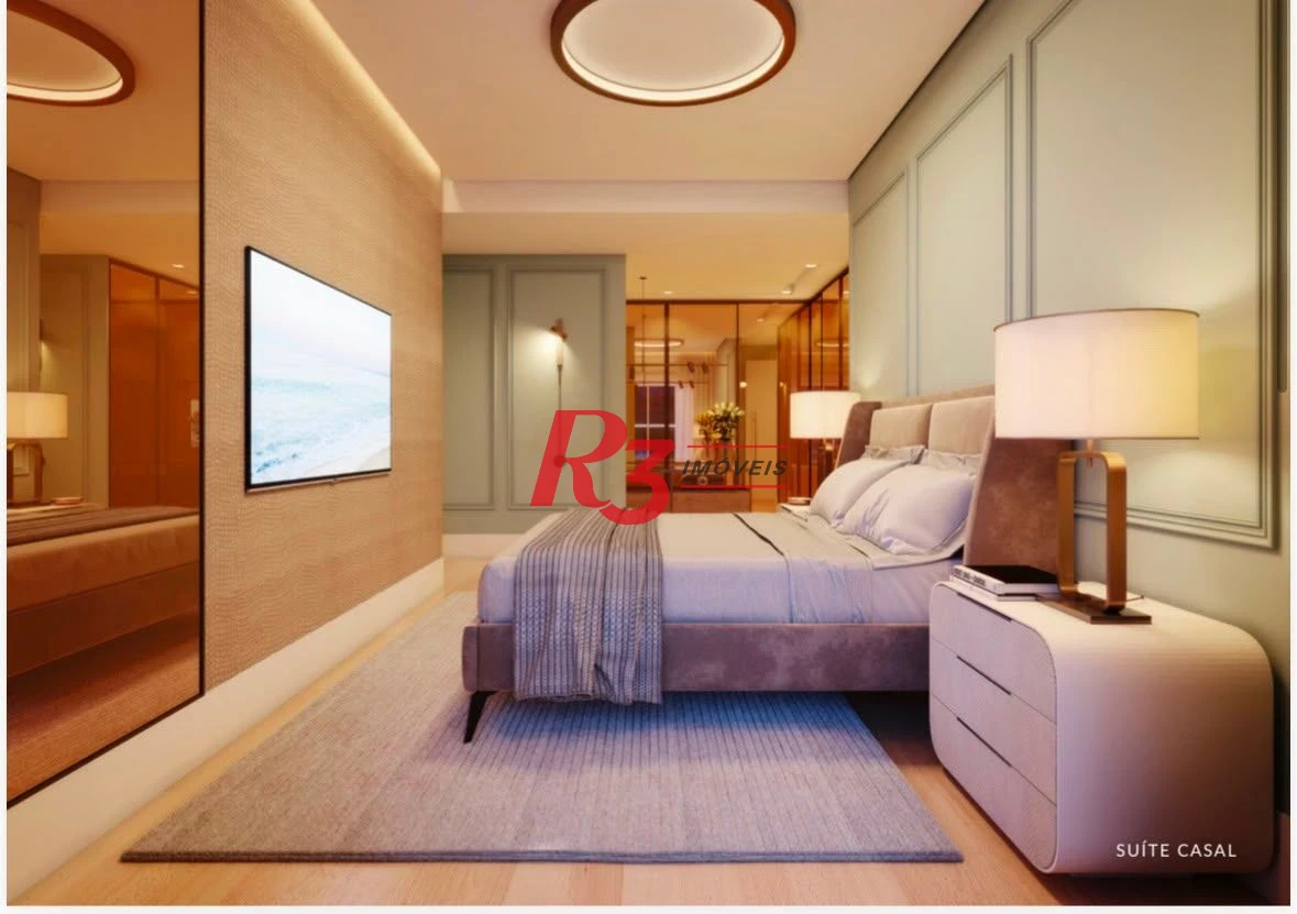 Cobertura com 4 dormitórios à venda, 301 m² por R$ 6.600.000,00 - Ponta da Praia - Santos/SP