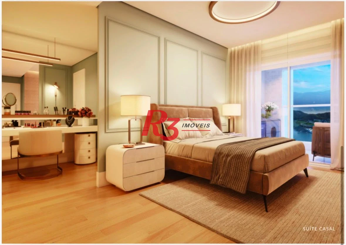 Cobertura com 4 dormitórios à venda, 301 m² por R$ 6.600.000,00 - Ponta da Praia - Santos/SP