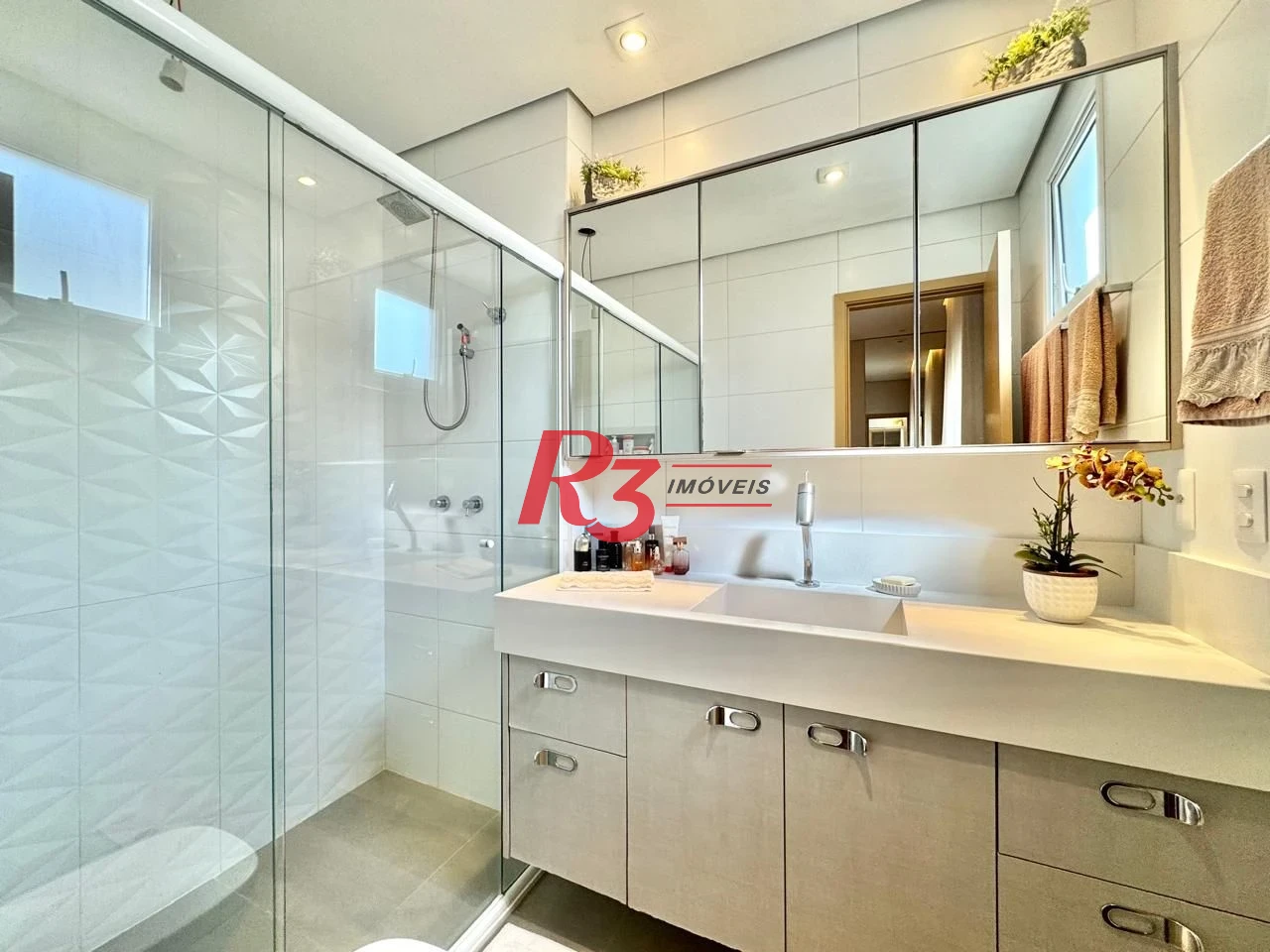 Apartamento com 3 dormitórios para alugar, 127 m² por R$ 15.000,00/mês - Boqueirão - Santos/SP
