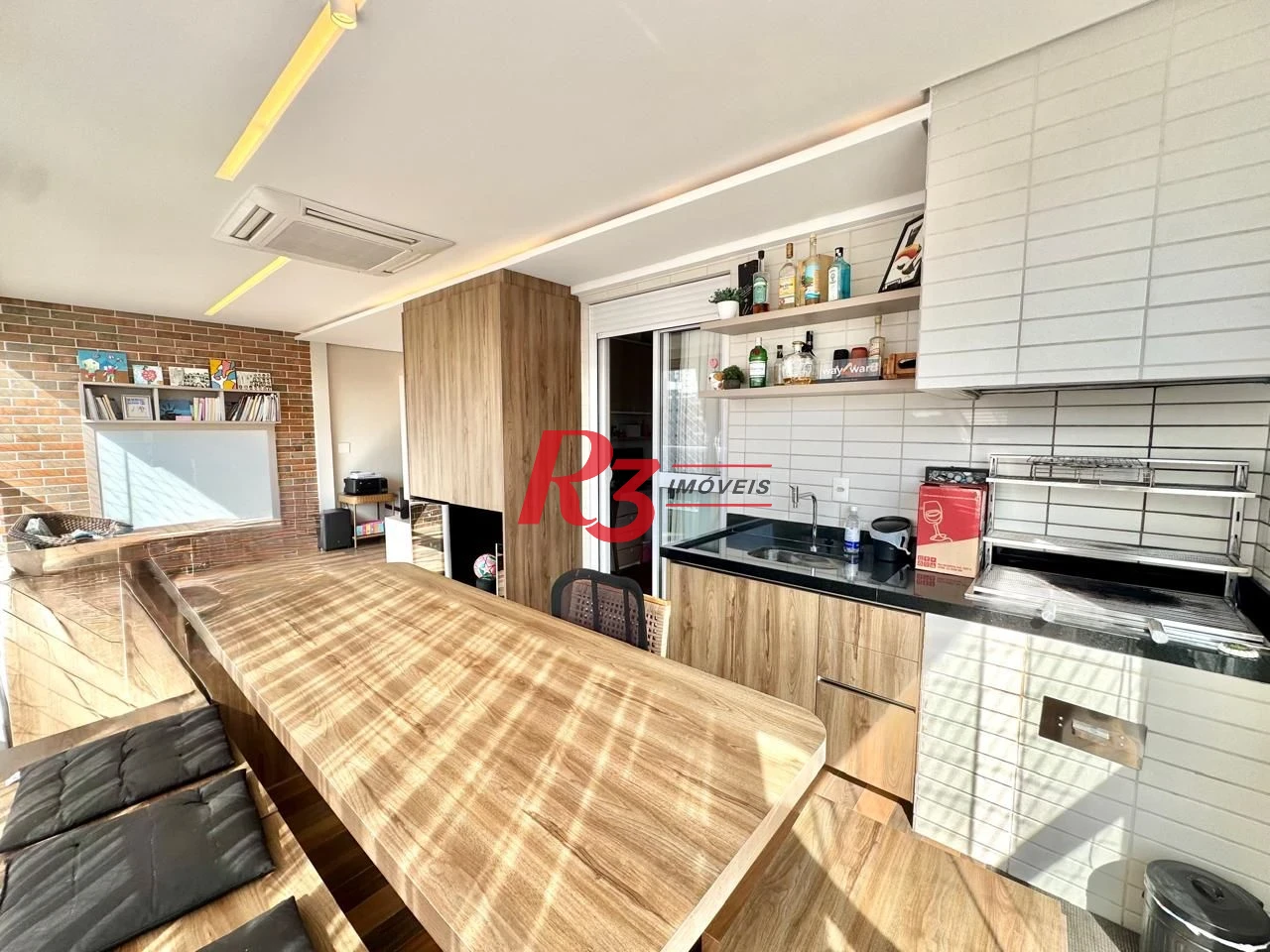 Apartamento com 3 dormitórios para alugar, 127 m² por R$ 15.000,00/mês - Boqueirão - Santos/SP