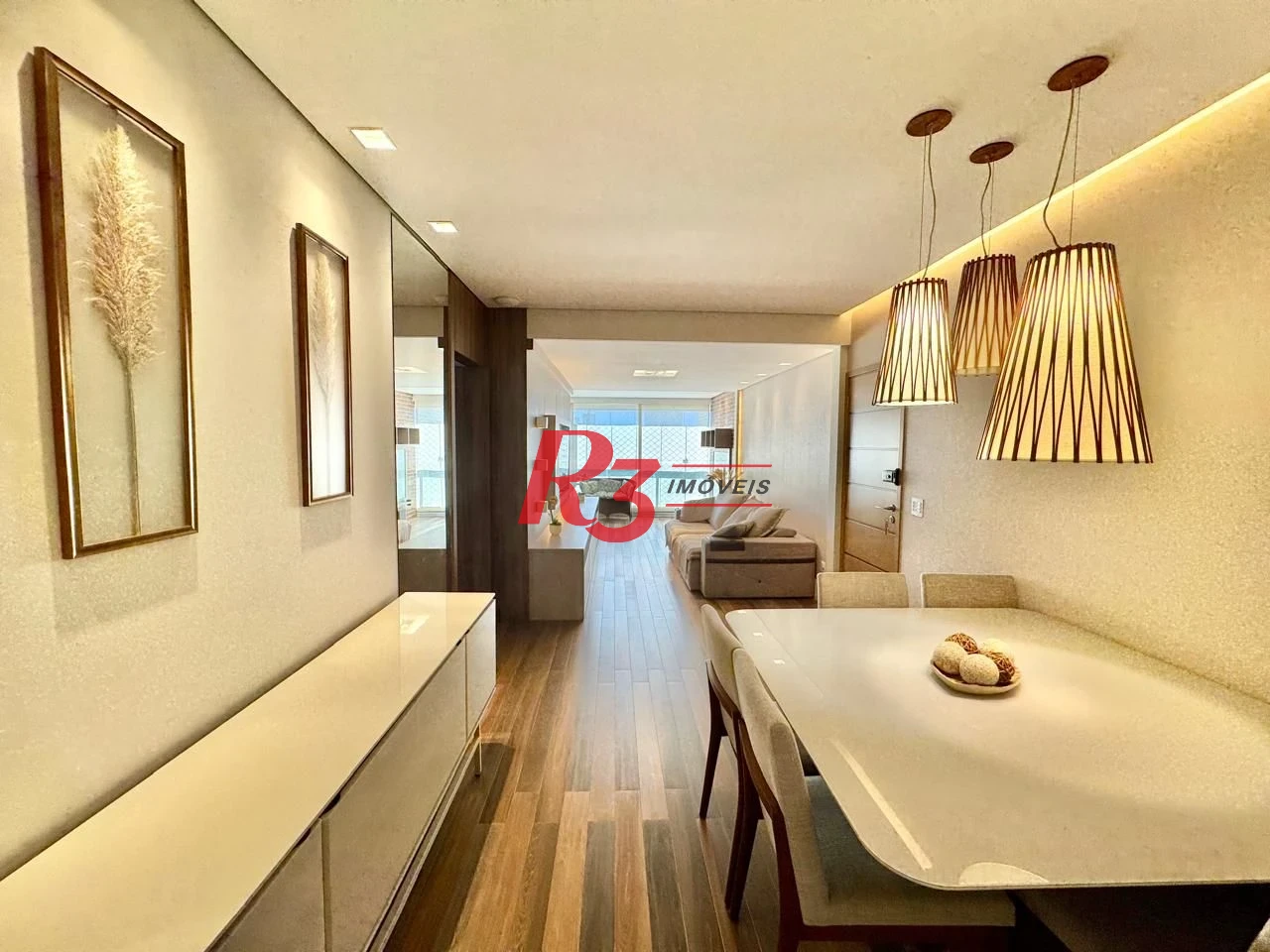 Apartamento para alugar, 127 m² por R$ 13.900,00/mês - Boqueirão - Santos/SP