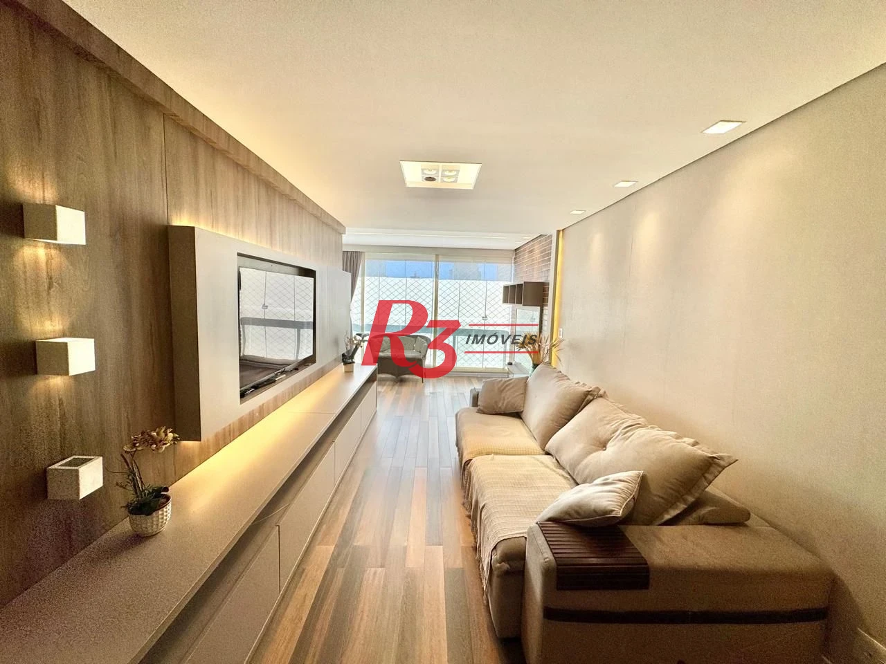 Apartamento para alugar, 127 m² por R$ 13.900,00/mês - Boqueirão - Santos/SP