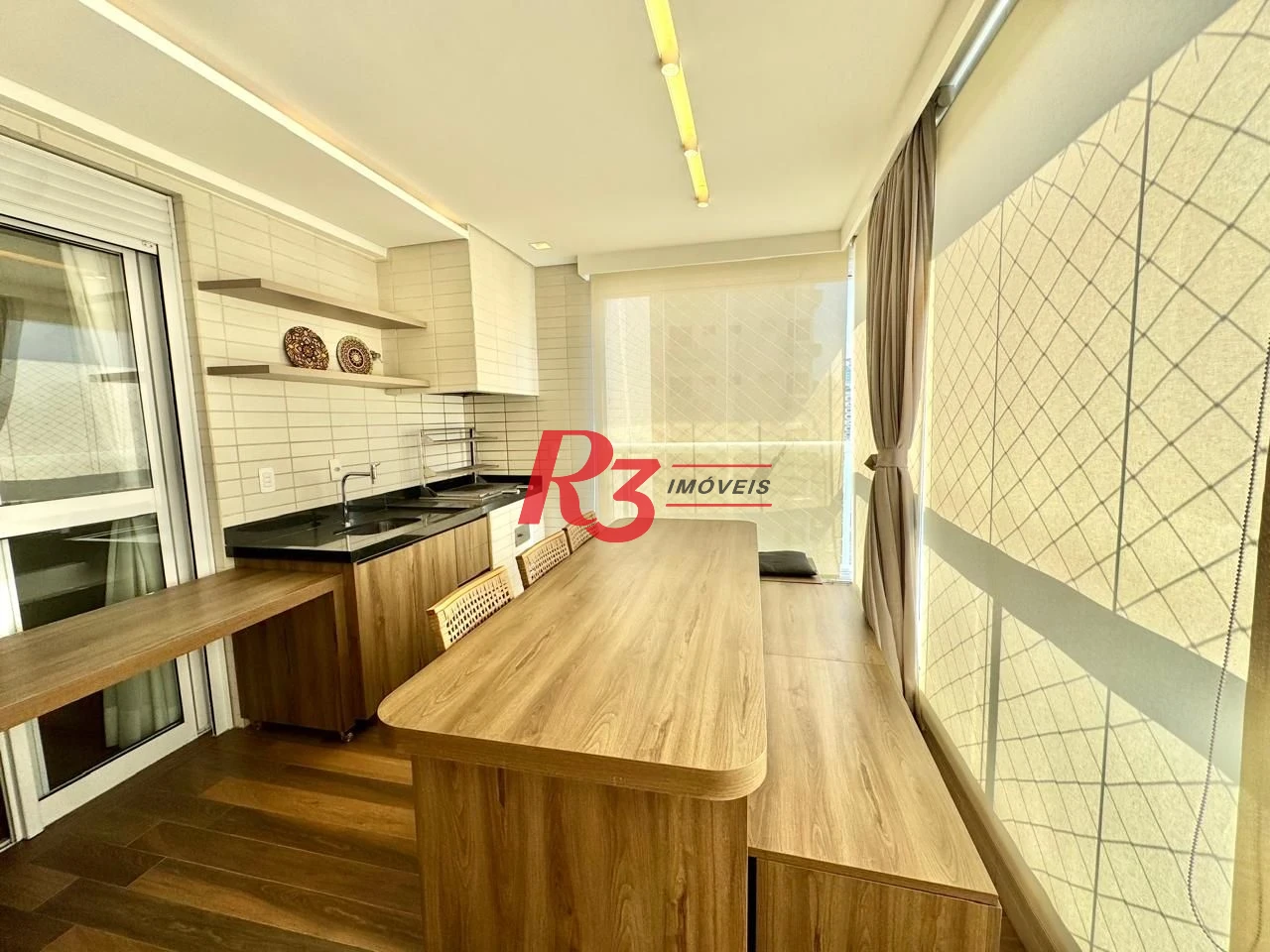 Apartamento para alugar, 127 m² por R$ 13.900,00/mês - Boqueirão - Santos/SP