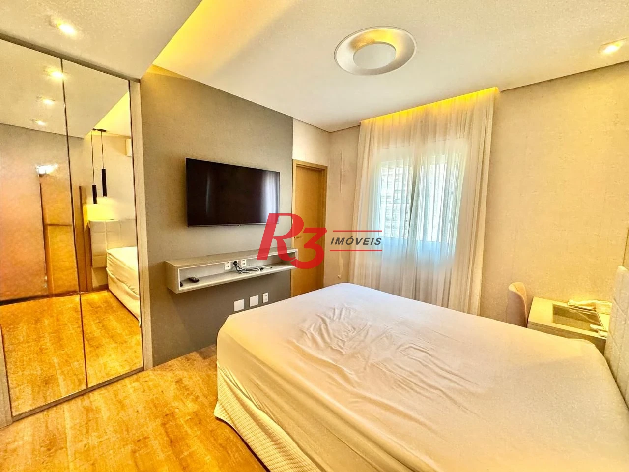 Apartamento para alugar, 127 m² por R$ 13.900,00/mês - Boqueirão - Santos/SP