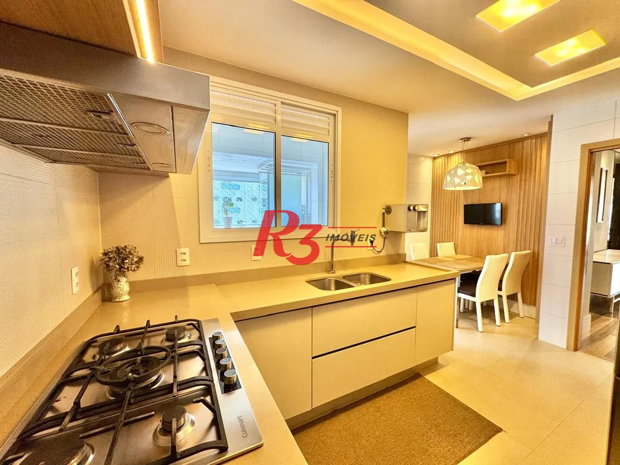 Apartamento para alugar, 127 m² por R$ 13.900,00/mês - Boqueirão - Santos/SP