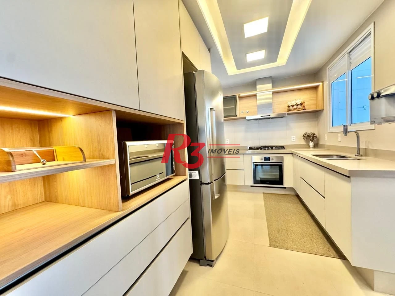 Apartamento para alugar, 127 m² por R$ 13.900,00/mês - Boqueirão - Santos/SP