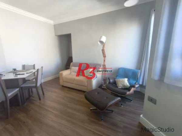 Apartamento com 1 dormitório à venda, 49 m² por R$ 600.000,00 - Boqueirão - Santos/SP
