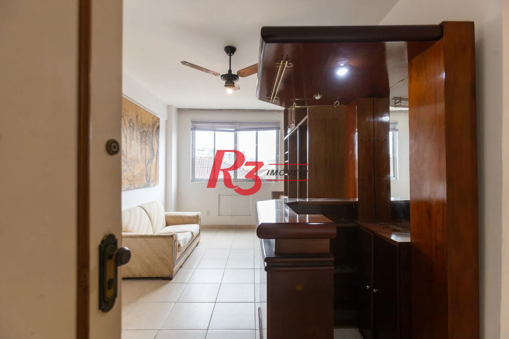 Apartamento com 1 dormitório à venda, 60 m² por R$ 345.000,00 - Gonzaga - Santos/SP