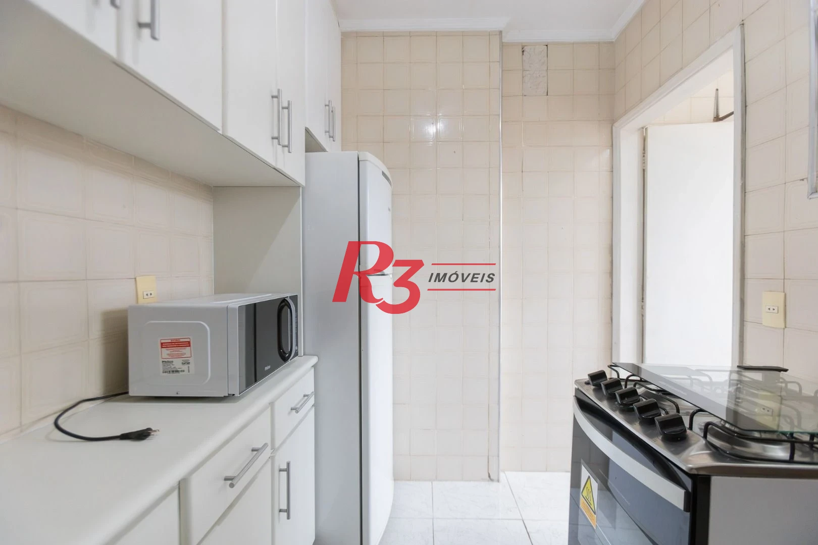 Apartamento com 1 dormitório à venda, 60 m² por R$ 345.000,00 - Gonzaga - Santos/SP