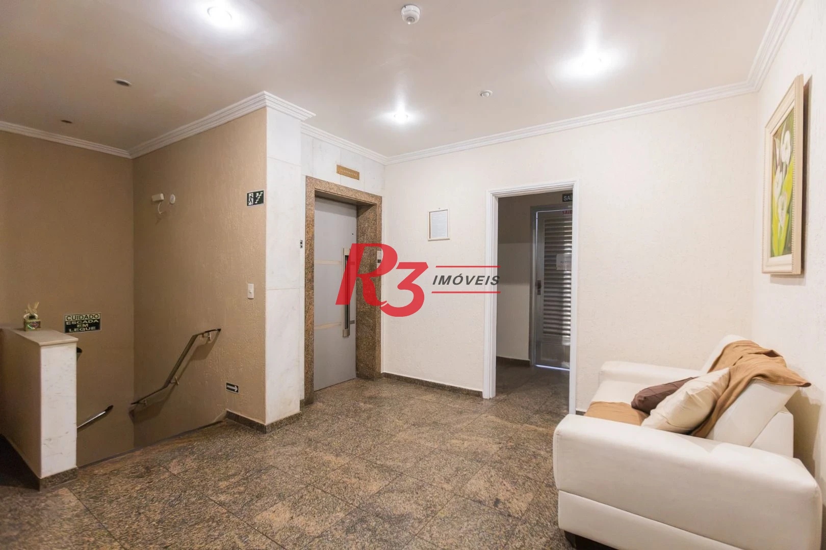Apartamento com 1 dormitório à venda, 60 m² por R$ 345.000,00 - Gonzaga - Santos/SP