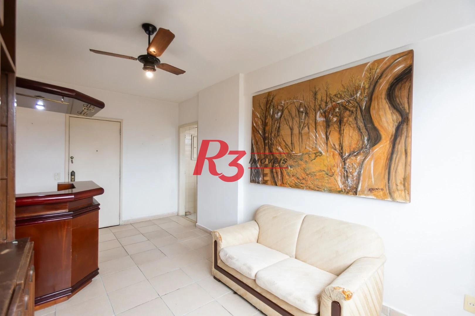 Apartamento com 1 dormitório à venda, 60 m² por R$ 345.000,00 - Gonzaga - Santos/SP