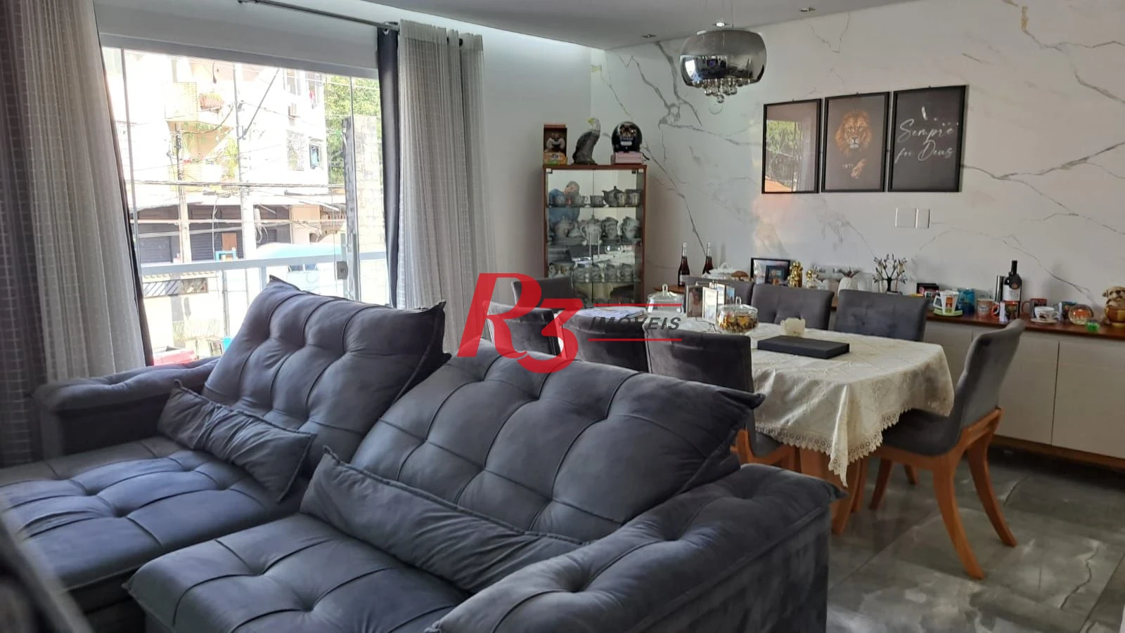 Casa com 3 dormitórios à venda, 147 m² por R$ 1.085.000,00 - Estuário - Santos/SP