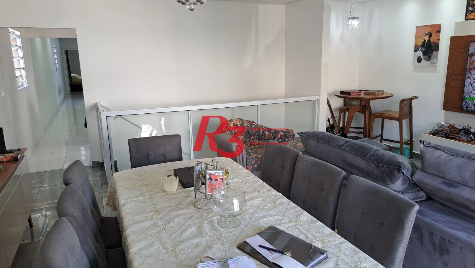 Casa com 3 dormitórios à venda, 147 m² por R$ 1.085.000,00 - Estuário - Santos/SP