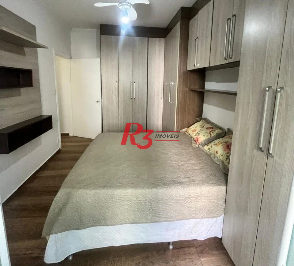 Apartamento com 2 dormitórios para alugar, 81 m² por R$ 4.650,00/mês - José Menino - Santos/SP