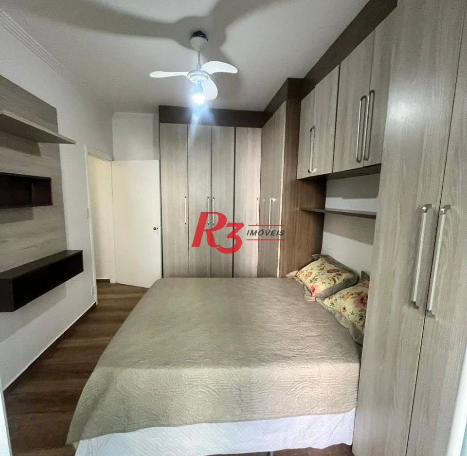 Apartamento com 2 dormitórios para alugar, 81 m² por R$ 4.650,00/mês - José Menino - Santos/SP