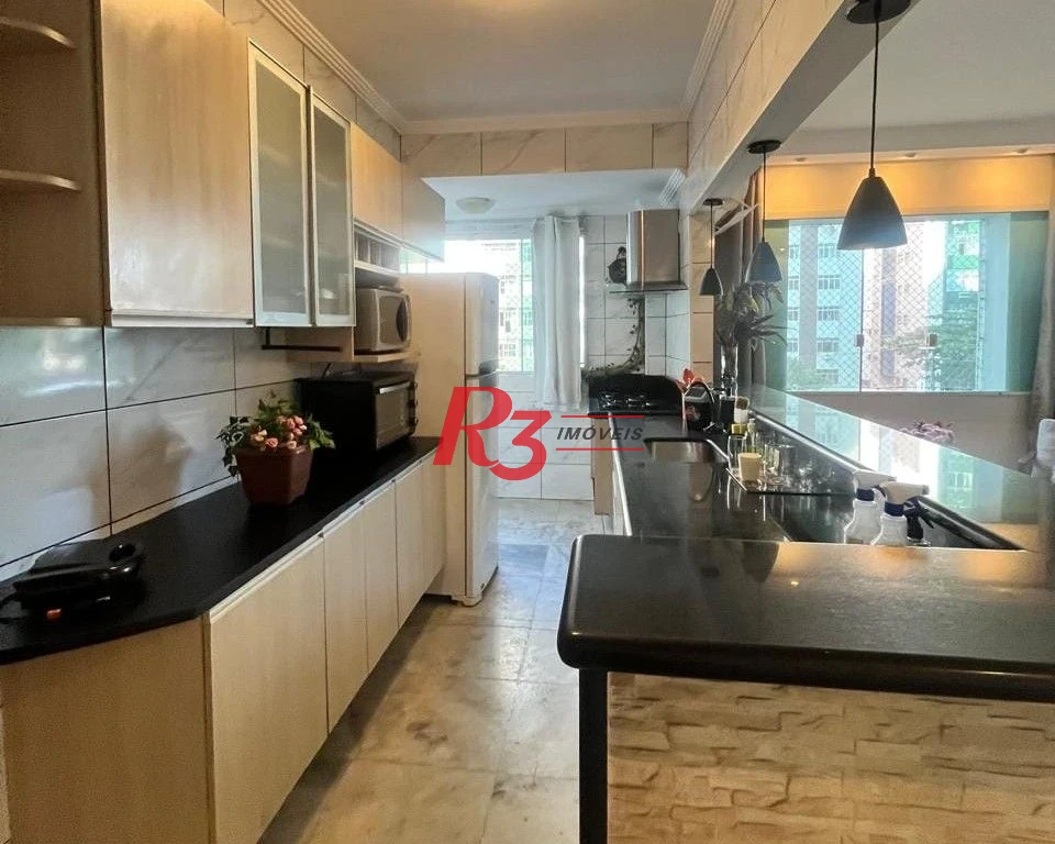 Apartamento com 2 dormitórios para alugar, 81 m² por R$ 4.650,00/mês - José Menino - Santos/SP
