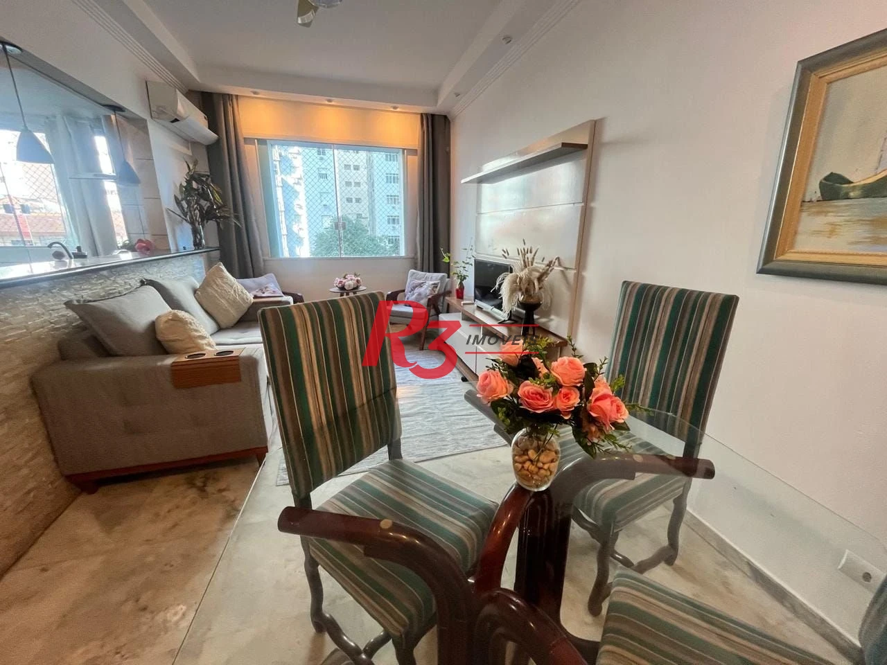 Apartamento com 2 dormitórios para alugar, 81 m² por R$ 4.650,00/mês - José Menino - Santos/SP