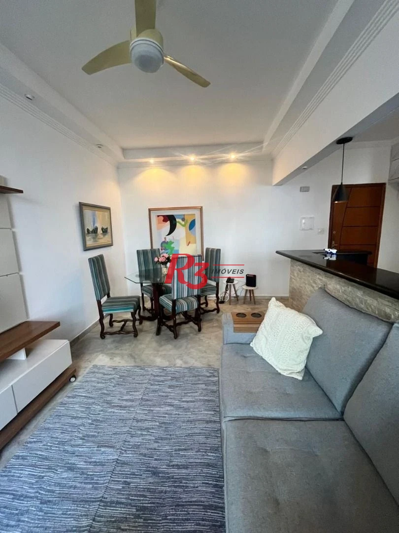 Apartamento com 2 dormitórios para alugar, 81 m² por R$ 4.650,00/mês - José Menino - Santos/SP