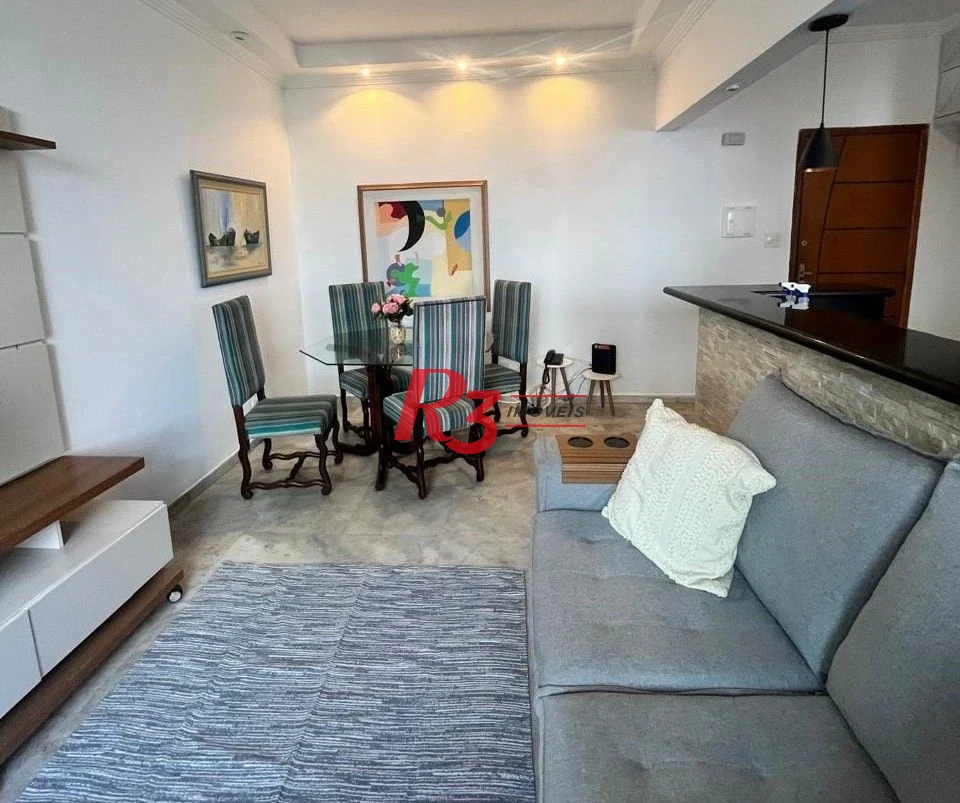 Apartamento com 2 dormitórios para alugar, 81 m² por R$ 4.650,00/mês - José Menino - Santos/SP