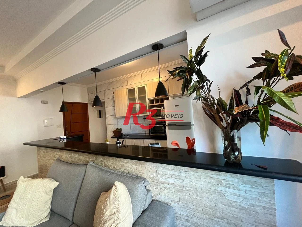 Apartamento com 2 dormitórios para alugar, 81 m² por R$ 4.650,00/mês - José Menino - Santos/SP