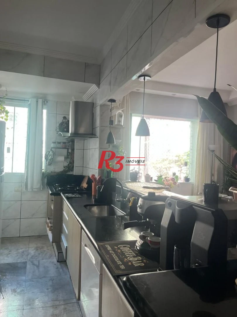 Apartamento com 2 dormitórios para alugar, 81 m² por R$ 4.650,00/mês - José Menino - Santos/SP