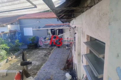 Terreno à venda, 300 m² por R$ 1.090.000,00 - Vila Belmiro - Santos/SP