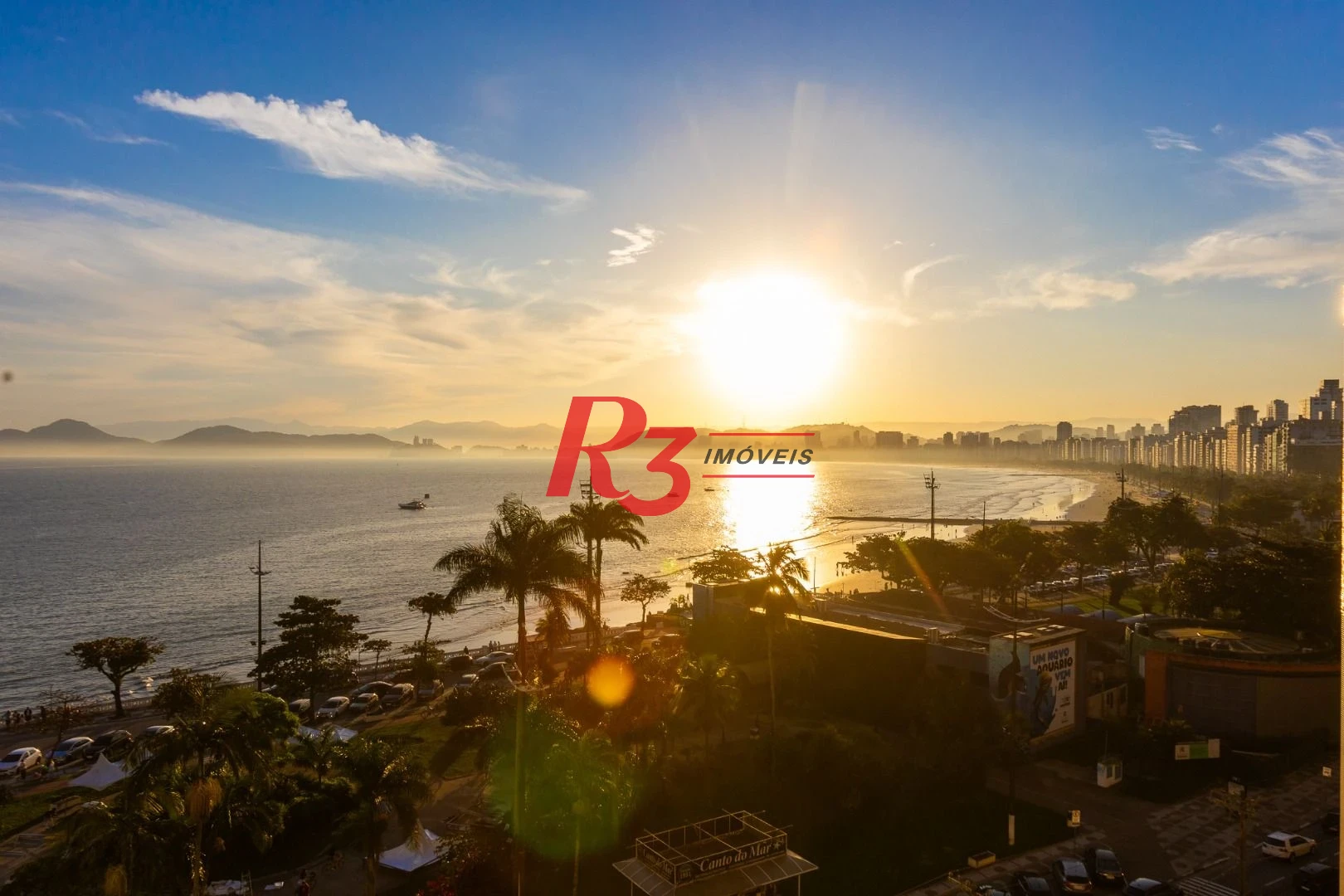 Apartamento com 3 dormitórios à venda, 140 m² por R$ 1.200.000,00 - Ponta da Praia - Santos/SP