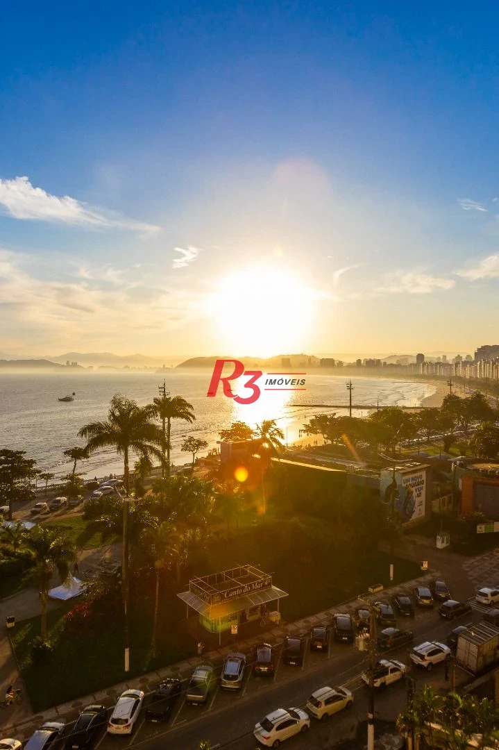 Apartamento com 3 dormitórios à venda, 140 m² por R$ 1.200.000,00 - Ponta da Praia - Santos/SP