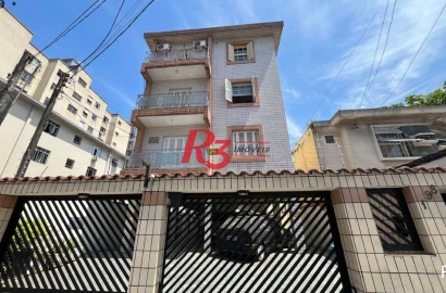 Apartamento com 2 dormitórios para alugar, 60 m² por R$ 3.200,00/mês - Macuco - Santos/SP