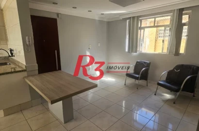 Apartamento com 2 dormitórios para alugar, 60 m² por R$ 4.200,00/mês - Macuco - Santos/SP