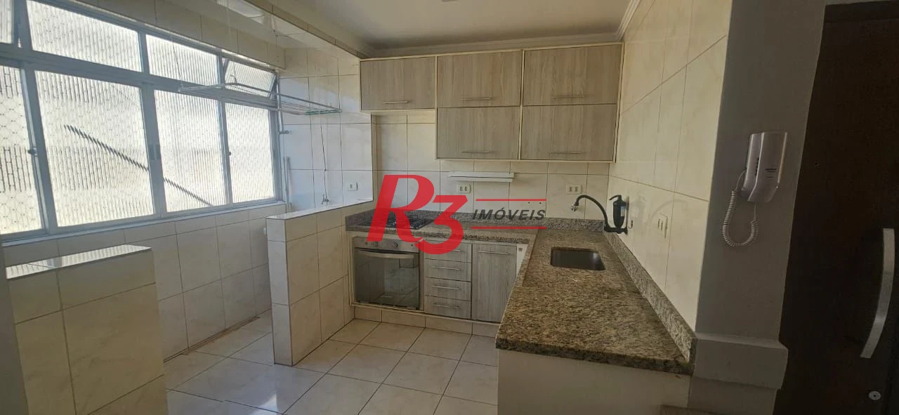 Apartamento com 2 dormitórios para alugar, 60 m² por R$ 4.200,00/mês - Macuco - Santos/SP