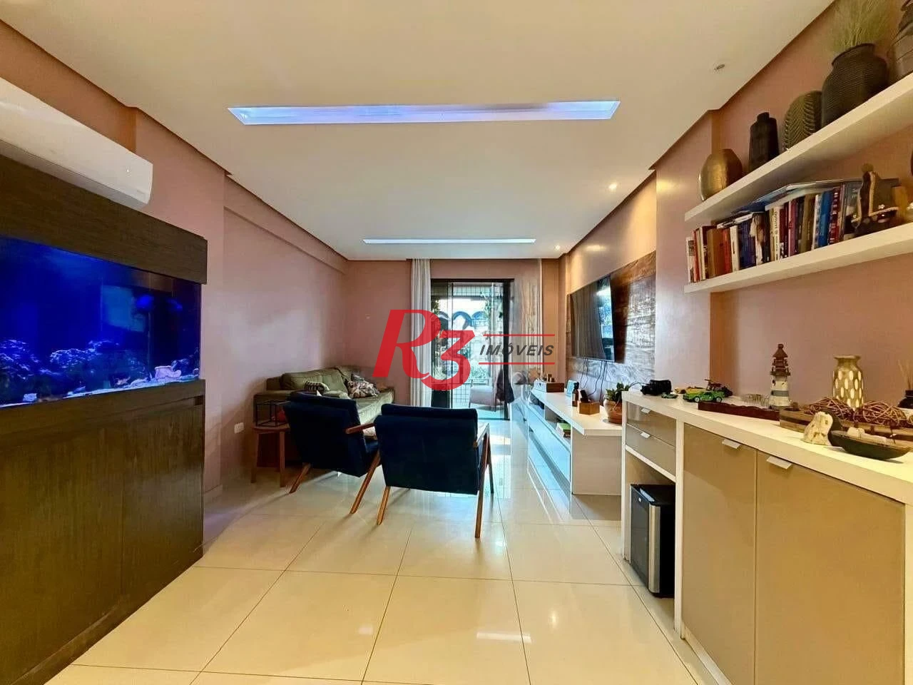 Apartamento com 3 dormitórios à venda, 135 m² por R$ 1.250.000,00 - Embaré - Santos/SP