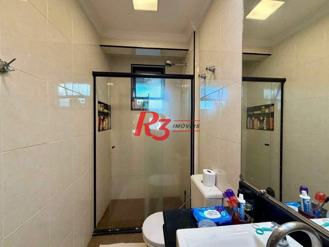 Apartamento com 3 dormitórios à venda, 135 m² por R$ 1.250.000,00 - Embaré - Santos/SP