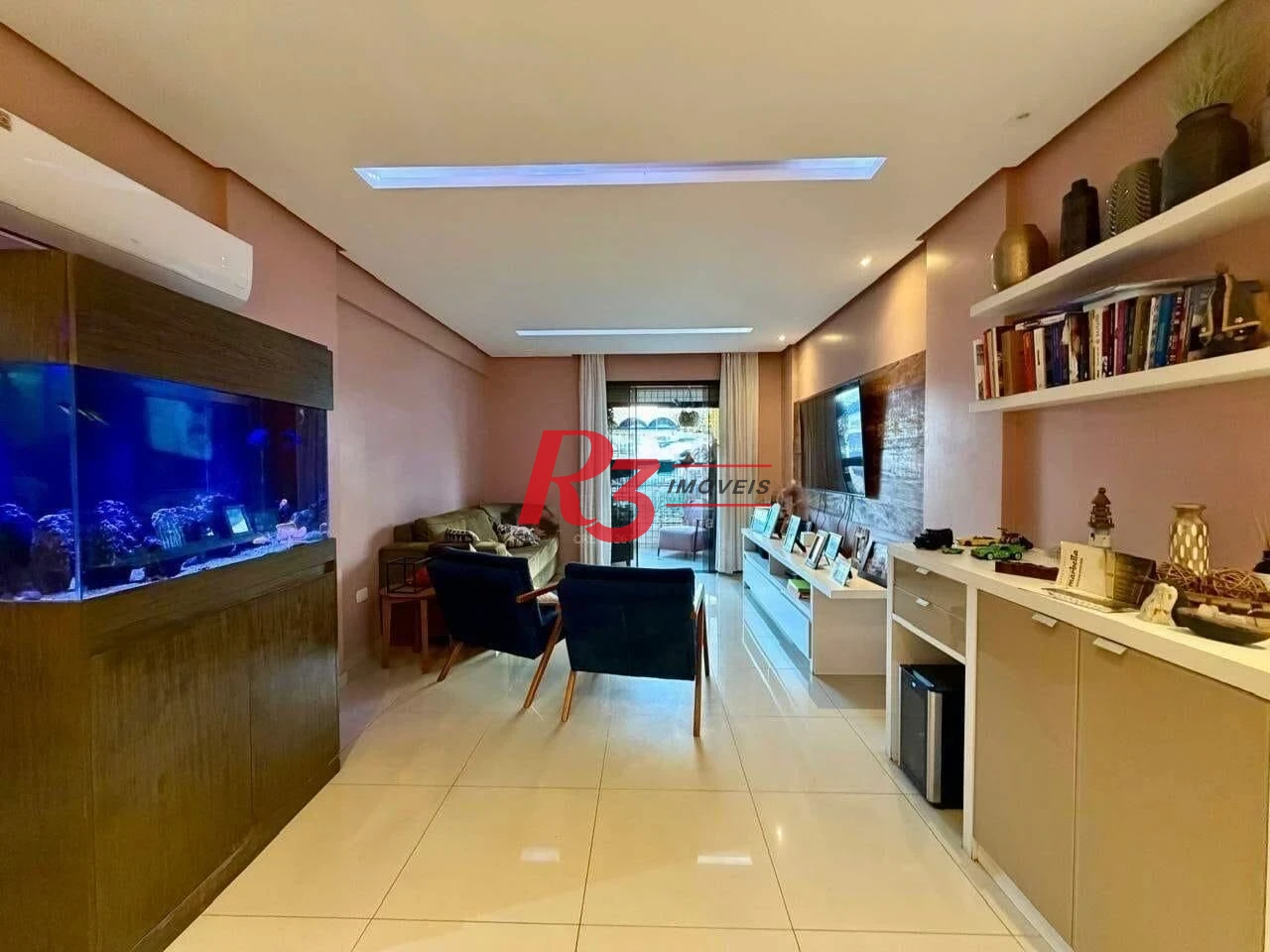 Apartamento com 3 dormitórios à venda, 135 m² por R$ 1.250.000,00 - Embaré - Santos/SP