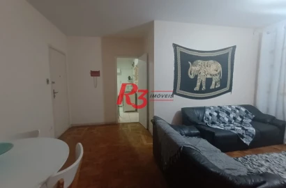 Apartamento com 2 dormitórios à venda, 98 m² por R$ 655.000,00 - Gonzaga - Santos/SP