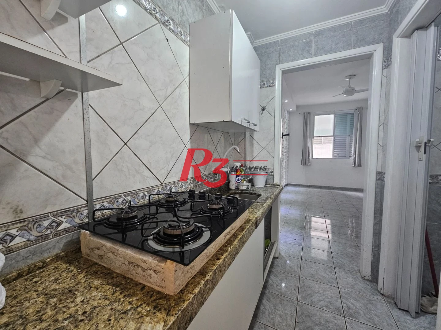 Studio com 1 dormitório à venda, 28 m² por R$ 320.000,00 - José Menino - Santos/SP