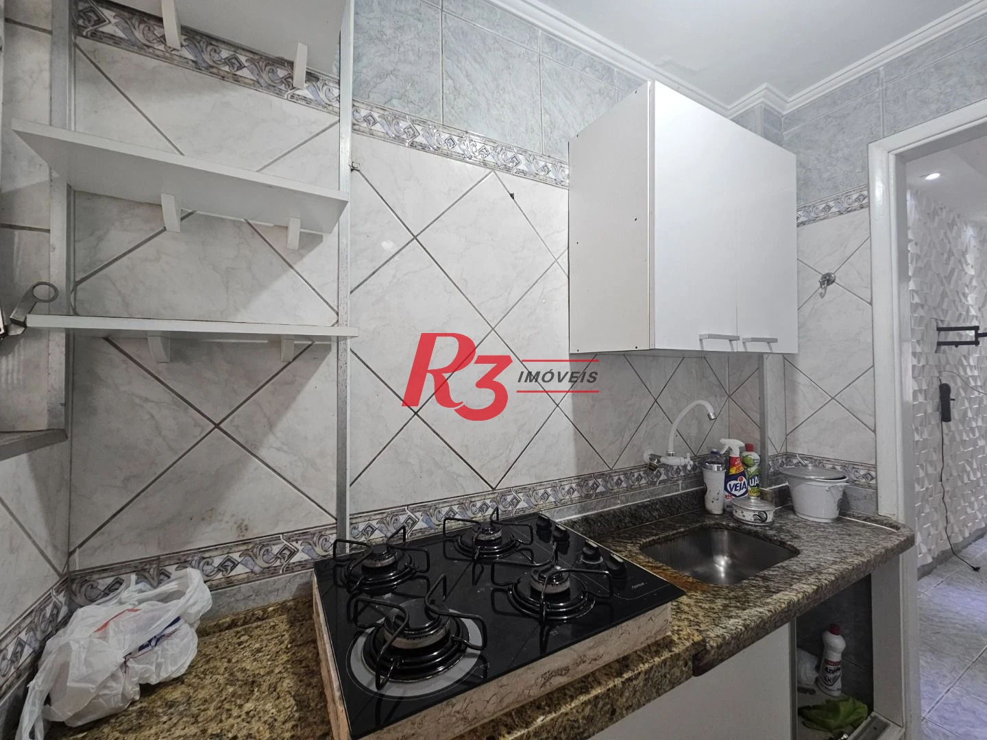 Studio com 1 dormitório à venda, 28 m² por R$ 320.000,00 - José Menino - Santos/SP