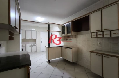 Apartamento com 4 dormitórios à venda, 240 m² por R$ 1.800.000,00 - Pompéia - Santos/SP